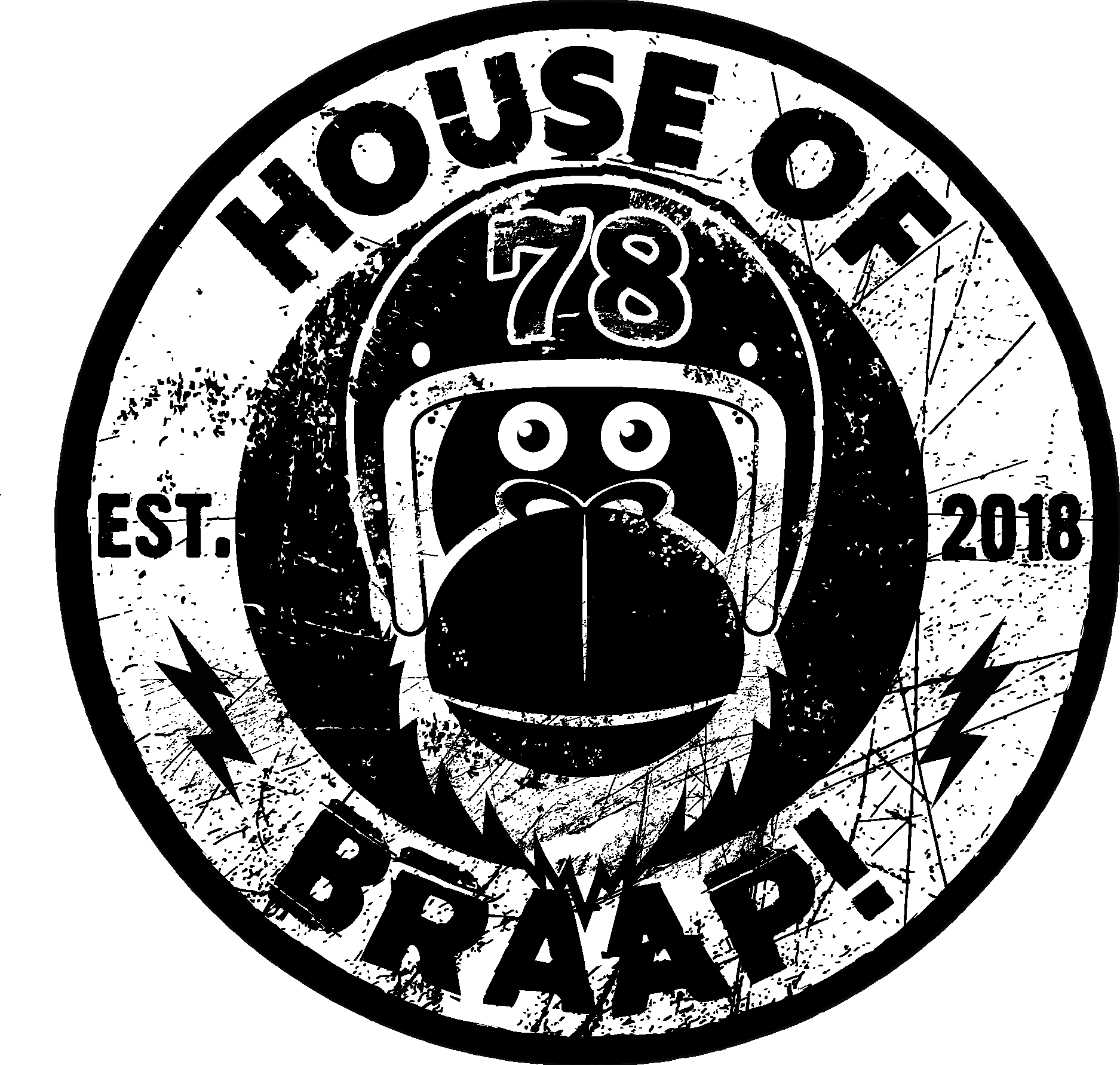 House Of Braap Cycleshop Logo Vector Logo